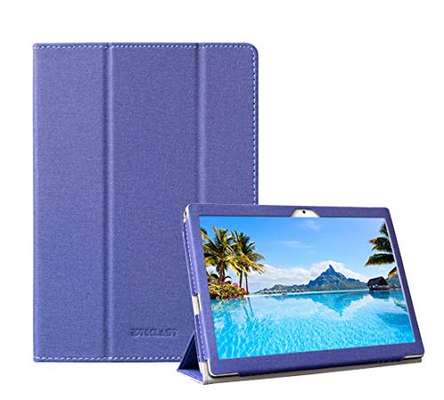 RLTech Hülle für Teclast M30, Ultra Schlank Schutzhülle Etui mit Standfunktion Smart Case Cover für Teclast M30 10,1 Zoll, Blau von RLTech