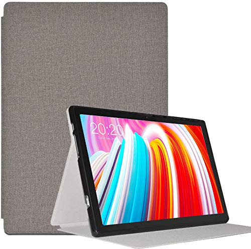 RLTech Hülle für Teclast M40, Ultra Schlank Schutzhülle Etui mit Standfunktion Smart Case Cover für Teclast M40 10,1 Zoll, Grau von RLTech