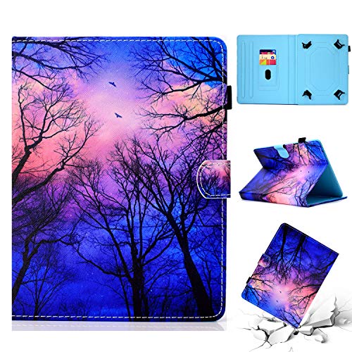 RLTech Universal Hülle für 7.8 Zoll Tablet, Flip Lightweight Etui Case Cover Tasche Schutzhülle für BOOX Nova2 / BOOX Nova Pro 7.8 Zoll, Baum von RLTech