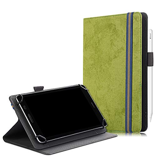 RLTech Universal Hülle für 8 Zoll Tablet, Flip Lightweight Etui Case Cover Tasche Schutzhülle für Vankyo MatrixPad S8, Lenovo M8 TB-8505F/TB-8505X (Grün) von RLTech