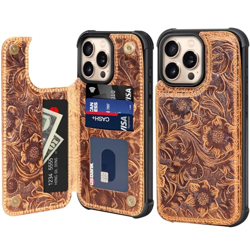 RMAWRAD kompatibel mit iPhone 16 Pro Max Brieftasche hülle 6.9 Zol, Premium Leder Klapphülle Handyhülle mit Kartenhalter Standfunktion Magnetschnalle Wallet Flip Case langlebig Dunkel braun RMAWRAD kompatibel mit iPhone 16 Pro Max Brieftasche hülle 6.9 Zol, Premium Leder Klapphülle Handyhülle mit Kartenhalter Standfunktion Magnetschnalle Wallet Flip Case langlebig Dunkel braun von RMAWRAD