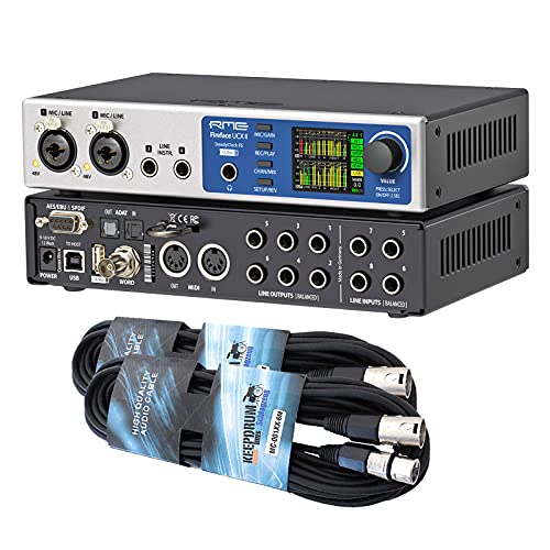 RME Fireface UCX II USB Audio-Interface + 2x keepdrum XLR-Kabel von RME Audio