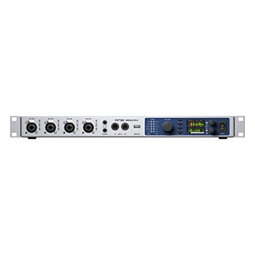 RME Fireface UFX II USB-Audio/MIDI-Schnittstelle mit 4 Mikrofon-/Instrumentenvorverstärker, 30 Zoll / 30 Out, 24 Bit/192 kHz, direkte USB-Aufnahme und ARC-USB-Fernbedienung von RME