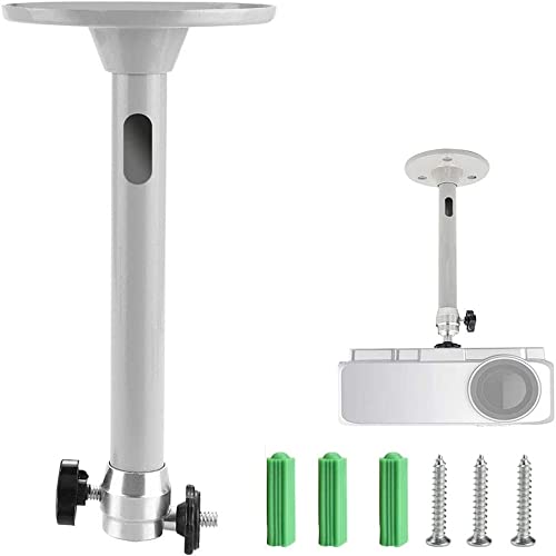 RMENOOR Beamerhalterungen Alu Deckenhalter Beamer Deckenhalterung Schwenkbar Universal Wandhalterung Projektor Wanddeckenhalterung Mini Projektorhalterung Decke für Projektor Wall Ceiling Mount von RMENOOR