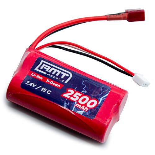RMT models Li-Ion 2500 mAh 7,4V 15C T-Dean | 2S Akku Hardcase | JST-XH Balancer | RC Auto Boot Flugzeug Drohne Modellbau | 67x36x19mm | 90g | Hochstrom Batterie Pack Ersatzakku RMT models Li-Ion 2500 mAh 7,4V 15C T-Dean | 2S Akku Hardcase | JST-XH Balancer | RC Auto Boot Flugzeug Drohne Modellbau | 67x36x19mm | 90g | Hochstrom Batterie Pack Ersatzakku von RMT MODELS