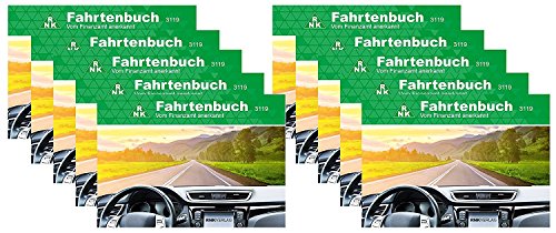 Fahrtenbuch PKW A6 10er Pack von RNK - Verlag