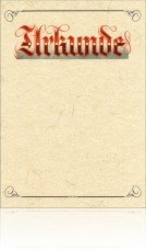 RNK 2853 Elefantenhaut - Kleinformat Urkunde A3 von RNK - Verlag