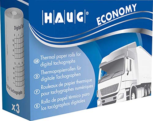 RNK 3104 Haug Thermopapierrolle digitale Tachographen - Economy, 8m x 57mm, 3 Rollen von RNK - Verlag