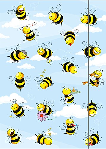 RNK 4514 Zeichenmappen, Zeichenunterlagen A3 Crazy Bees von RNK Verlag