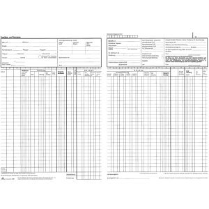 RNK Lohn- und Gehaltskontobuch A4 20 Blatt von RNK - Verlag