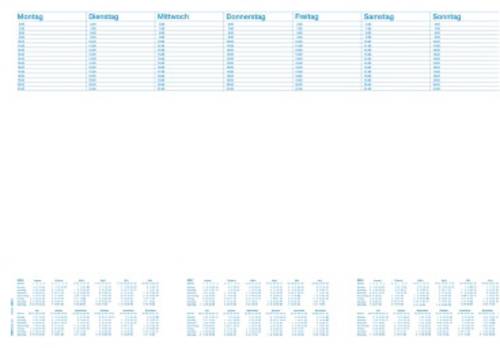 RNK Verlag 46617 Schreibunterlage Jahresplan Weiß (B x H) 600mm x 420mm von RNK Verlag