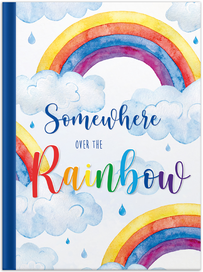 RNK Verlag Notizbuch , Over the Rainbow, , DIN A4, blanko von RNK Verlag