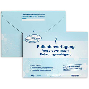 RNK-Verlag Patientenverfügung Formulare 2895 von RNK-Verlag