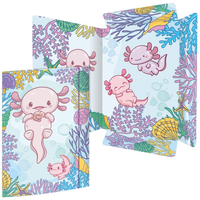 RNK-Verlag Sammelmappe DIN A4 Axolotl von RNK-Verlag