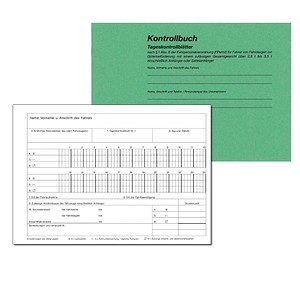 RNK-Verlag Tageskontrollblätter für das Fahrpersonal Formularbuch 3095 von RNK-Verlag