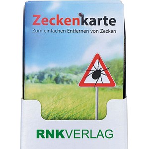 RNK-Verlag Zeckenkarte mit Lupe, 1 St. von RNK-Verlag