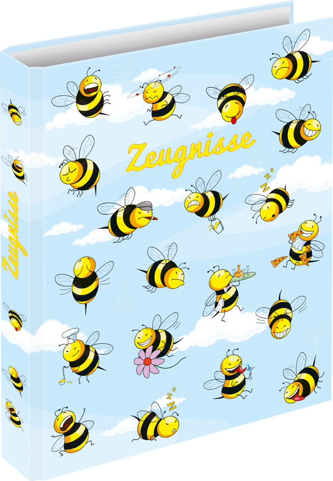 RNK Verlag Zeugnisringbuch , Crazy Bees, , DIN A4 von RNK Verlag