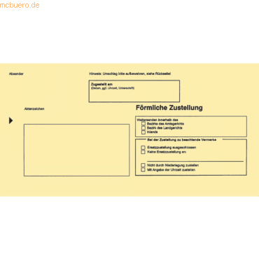 RNK Postzustellung Innerer Umschlag DINlang nassklebend RNK Postzustellung Innerer Umschlag DINlang nassklebend von RNK