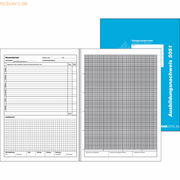 RNK Berichtsheft A4 Handwerk mit Skizzenteil 30 Blatt RNK Berichtsheft A4 Handwerk mit Skizzenteil 30 Blatt von RNK