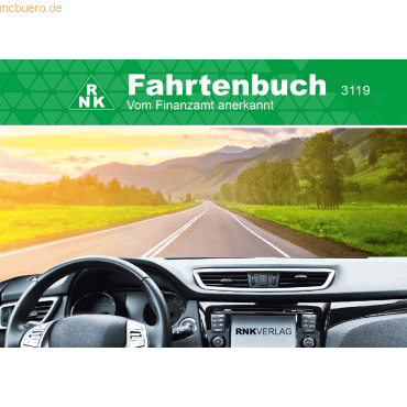 RNK Fahrtenbuch für Pkw mit Parkscheibe A6 quer VE=2 Stück von RNK