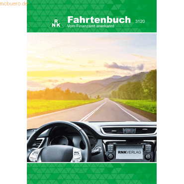 RNK Formularbuch Fahrtenbuch A5 32 Blatt von RNK