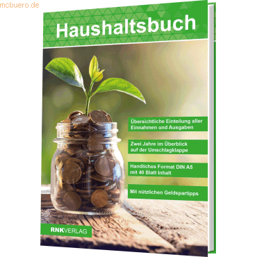 RNK Haushaltsbuch A5 40 Blatt von RNK