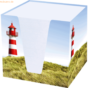 RNK Notizklotz Leuchtturm 70 g/qm 92x92x92mm weiß 900 Blatt RNK Notizklotz Leuchtturm 70 g/qm 92x92x92mm weiß 900 Blatt von RNK