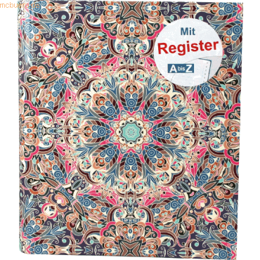 RNK Ringbuch 'Orient' mit Register A-Z für A5 4 Ringe RNK Ringbuch 'Orient' mit Register A-Z für A5 4 Ringe von RNK