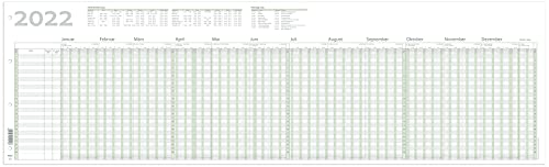 RNK Verlag 2910/22 - Urlaubsplaner 2022, 100 x 29,7 cm, gefalzt auf DIN A4, 1 Stück von RNK