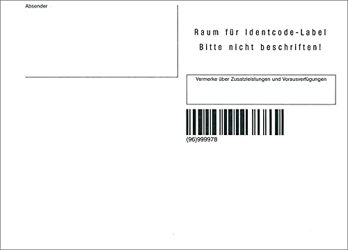 RNKVERLAG 2130 - Postpaketaufkleber Inland, DIN A6 quer, selbstklebend, 100 Stück RNKVERLAG 2130 - Postpaketaufkleber Inland, DIN A6 quer, selbstklebend, 100 Stück von RNKVERLAG