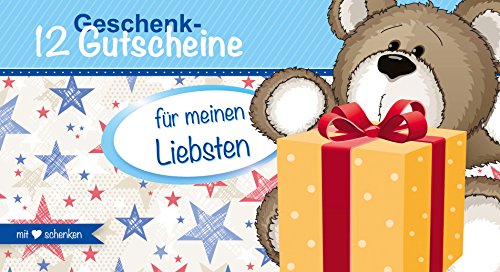 RNKVERLAG 28734 - Gutscheinheft für meinen Liebsten, 12 Gutscheine zum Heraustrennen von RNKVERLAG