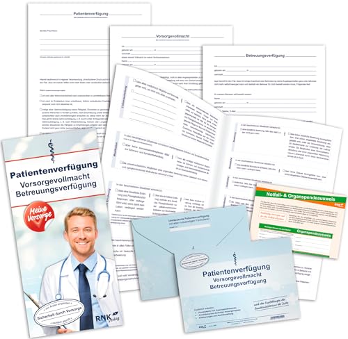 RNKVERLAG 2895 - Patientenverfügung DIN C5 mit Meldesatz für das Vorsorgeregister, 1 Stück RNKVERLAG 2895 - Patientenverfügung DIN C5 mit Meldesatz für das Vorsorgeregister, 1 Stück von RNKVERLAG
