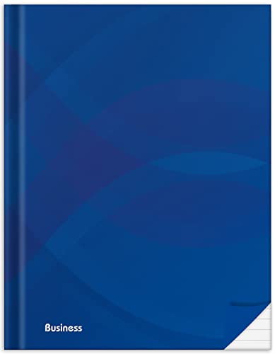 RNKVERLAG 46486 - Notizbuch „Business blau“ in DIN A5 liniert, mit 96 Blatt 70 g/m², 1 Stück von RNKVERLAG