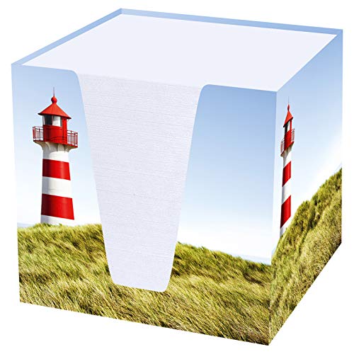 RNKVERLAG 46545 - Notizklotz Leuchtturm mit 900 Blatt, 92 x 92 x 92 mm, 1 Stück RNKVERLAG 46545 - Notizklotz Leuchtturm mit 900 Blatt, 92 x 92 x 92 mm, 1 Stück von RNKVERLAG