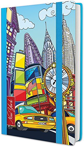 RNKVERLAG 46710 - Notizbuch City Collection, 9 x 14,3 cm, liniert, New York, 1 Stück von RNKVERLAG