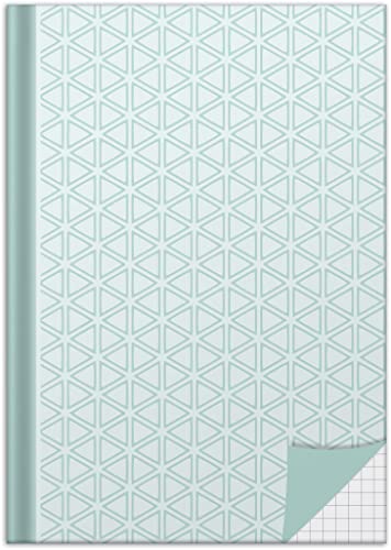 RNKVERLAG 46801 - Notizbuch „Mint“ in DIN A5 kariert, mit 96 Blatt 70 g/m², 1 Stück RNKVERLAG 46801 - Notizbuch „Mint“ in DIN A5 kariert, mit 96 Blatt 70 g/m², 1 Stück von RNKVERLAG