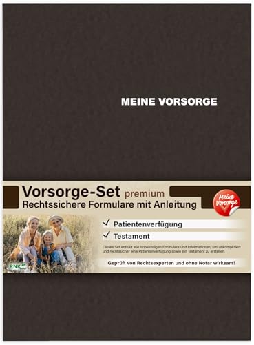 RNKVERLAG Premium-Vorsorge-Set für 1 Person mit der hochwertigen RNK Patientenverfügung und dem RNK Testament, alle notwendigen Unterlagen in einer Heftbox, 1 Stück RNKVERLAG Premium-Vorsorge-Set für 1 Person mit der hochwertigen RNK Patientenverfügung und dem RNK Testament, alle notwendigen Unterlagen in einer Heftbox, 1 Stück von RNKVERLAG