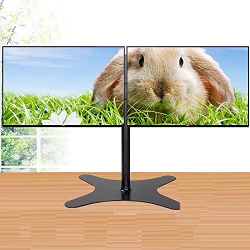Doppelter Tisch-TV-Ständer, um DREI Achsen drehbarer Tisch-TV-Sockel, Feinabstimmungsdesign nach Oben und unten, passend für 10-32-Zoll-LED-Bildschirme Doppelter Tisch-TV-Ständer, um DREI Achsen drehbarer Tisch-TV-Sockel, Feinabstimmungsdesign nach Oben und unten, passend für 10-32-Zoll-LED-Bildschirme von RNNYWDRQ