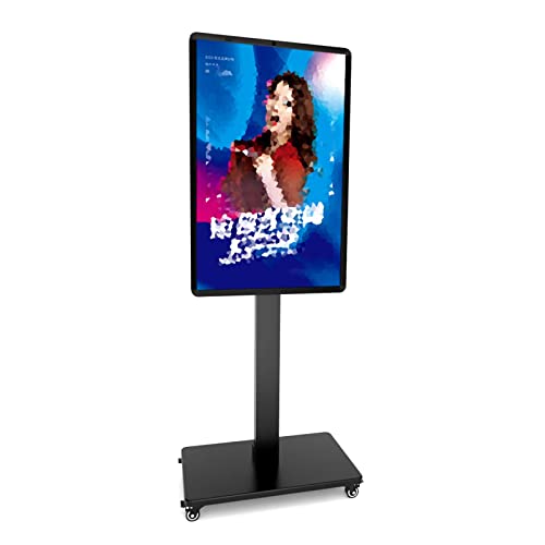 Mobiler TV-Ständer mit feststellbaren Rädern, höhenverstellbarer mobiler TV-Wagen, passend für 32-65-Zoll-Flachbildfernseher/gebogene Fernseher, trägt bis zu 220 lbs/100 kg Mobiler TV-Ständer mit feststellbaren Rädern, höhenverstellbarer mobiler TV-Wagen, passend für 32-65-Zoll-Flachbildfernseher/gebogene Fernseher, trägt bis zu 220 lbs/100 kg von RNNYWDRQ