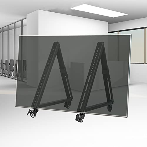 Mobiler TV-Wagen, neigbarer, rollender TV-Ständer mit Rädern für 32-58-Zoll-LED-Fernseher mit flachem/gebogenem Panel, höhenverstellbarer TV-Wagen, rollender TV-Ständer Mobiler TV-Wagen, neigbarer, rollender TV-Ständer mit Rädern für 32-58-Zoll-LED-Fernseher mit flachem/gebogenem Panel, höhenverstellbarer TV-Wagen, rollender TV-Ständer von RNNYWDRQ