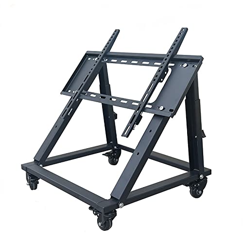 Mobiler TV-Wagen mit Rädern, rollender TV-Ständer für 40- bis 70-Zoll-Flachbildschirme, rollender TV-Wagen mit feststellbaren Rädern und Neigung Mobiler TV-Wagen mit Rädern, rollender TV-Ständer für 40- bis 70-Zoll-Flachbildschirme, rollender TV-Wagen mit feststellbaren Rädern und Neigung von RNNYWDRQ
