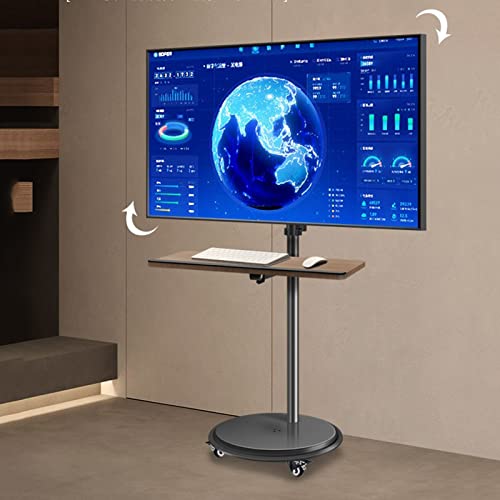 Mobiler TV-Wagen mit Rädern für 24- bis 42-Zoll-Fernseher, rollender TV-Ständer mit universeller Verstellablage, höhenverstellbar Mobiler TV-Wagen mit Rädern für 24- bis 42-Zoll-Fernseher, rollender TV-Ständer mit universeller Verstellablage, höhenverstellbar von RNNYWDRQ