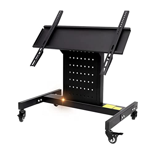 Rollbarer TV-Ständer, mobiler TV-Wagen, Monitorwagen mit niedriger Höhe für 32-65-Zoll-Fernseher mit flachem, gebogenem Bildschirm, 45° Verstellbarer Betrachtungswinkel Rollbarer TV-Ständer, mobiler TV-Wagen, Monitorwagen mit niedriger Höhe für 32-65-Zoll-Fernseher mit flachem, gebogenem Bildschirm, 45° Verstellbarer Betrachtungswinkel von RNNYWDRQ