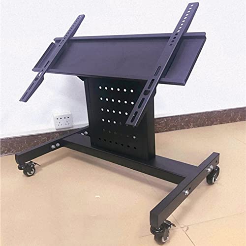 Rollbarer TV-Ständer, mobiler TV-Wagen auf Rädern für 32-60-Zoll-Fernseher mit flachen/gebogenen Bildschirmen, für den mobilen Einsatz im Home-Office Rollbarer TV-Ständer, mobiler TV-Wagen auf Rädern für 32-60-Zoll-Fernseher mit flachen/gebogenen Bildschirmen, für den mobilen Einsatz im Home-Office von RNNYWDRQ
