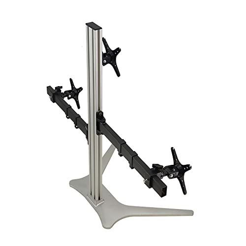 TV-Ständer für DREI Bildschirme, neigbar, drehbar, Tisch-TV-Ständer mit Kabelmanagement, horizontale und vertikale Bildschirmkonvertierung, Tisch-TV-Basis, passend für 14-32-Zoll-Fernseher TV-Ständer für DREI Bildschirme, neigbar, drehbar, Tisch-TV-Ständer mit Kabelmanagement, horizontale und vertikale Bildschirmkonvertierung, Tisch-TV-Basis, passend für 14-32-Zoll-Fernseher von RNNYWDRQ