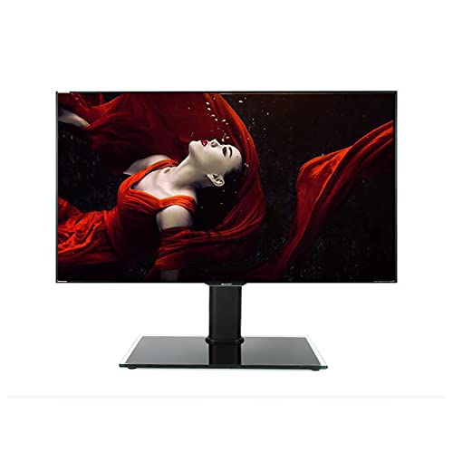 TV-Ständerhalterung, Tisch-TV-Ständer mit 8 mm Dicker Basis aus gehärtetem Glas, Tisch-TV-Basis mit mehrfachem Schutzdesign, passend für 26-32-Zoll-Low-Profile-TVs TV-Ständerhalterung, Tisch-TV-Ständer mit 8 mm Dicker Basis aus gehärtetem Glas, Tisch-TV-Basis mit mehrfachem Schutzdesign, passend für 26-32-Zoll-Low-Profile-TVs von RNNYWDRQ