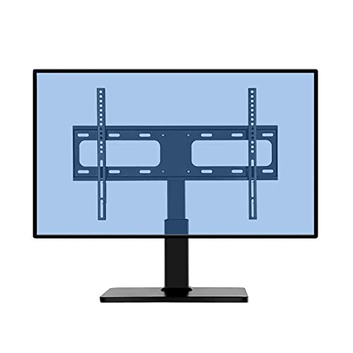 TV-Ständerhalterung, drehbarer Tisch-TV-Ständer mit Stahl-Metallbasis, 45° nach Links und rechts drehbares Design, Tisch-TV-Basis passend für 32-70-Zoll-Fernseher TV-Ständerhalterung, drehbarer Tisch-TV-Ständer mit Stahl-Metallbasis, 45° nach Links und rechts drehbares Design, Tisch-TV-Basis passend für 32-70-Zoll-Fernseher von RNNYWDRQ