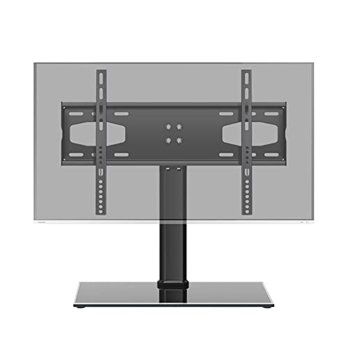 Tisch-TV-Ständer, Tisch-TV-Basis für 32 bis 55 Zoll Flachbildfernseher, 3-stufig höhenverstellbar, robuste Basis aus gehärtetem Glas, VESA bis zu 600 x 400 mm Tisch-TV-Ständer, Tisch-TV-Basis für 32 bis 55 Zoll Flachbildfernseher, 3-stufig höhenverstellbar, robuste Basis aus gehärtetem Glas, VESA bis zu 600 x 400 mm von RNNYWDRQ