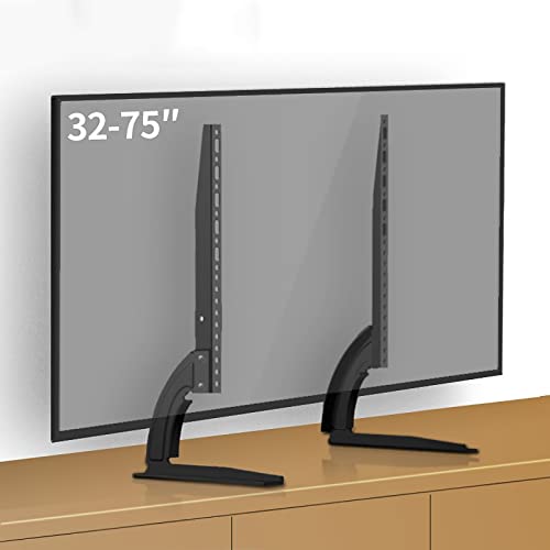 Tisch-TV-Ständer, Tisch-TV-Basis mit Höhenverstellung, für die meisten 32 bis 75 Zoll großen LCD-Flachbildfernseher, hält bis zu 99 lbs/45 kg Tisch-TV-Ständer, Tisch-TV-Basis mit Höhenverstellung, für die meisten 32 bis 75 Zoll großen LCD-Flachbildfernseher, hält bis zu 99 lbs/45 kg von RNNYWDRQ