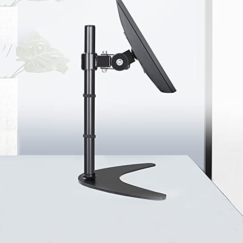 Tisch-TV-Ständer, höhenverstellbar, neigbar, drehbar, Tisch-TV-Basis mit Metallbasis, passend für 14-32-Zoll-LCD-LED-Bildschirme, hält bis zu 14,3 lbs/6,5 kg (Farbe: A) von RNNYWDRQ